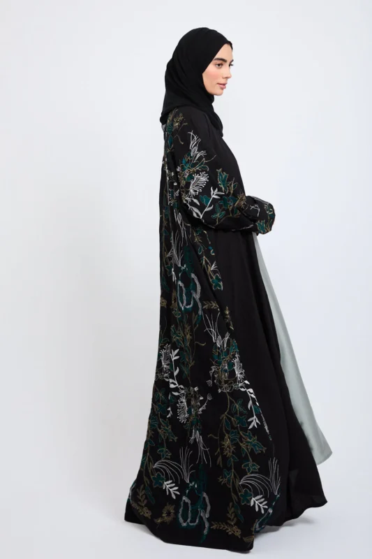 linen abaya
